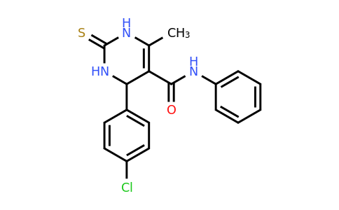 182170-95-2 | 4-(4-Chlorophenyl)-6-methyl-N-phenyl-2-thioxo-1,2,3,4-tetrahydropyrimidine-5-carboxamide