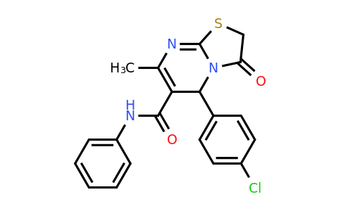 182171-02-4 | 5-(4-Chlorophenyl)-7-methyl-3-oxo-N-phenyl-2,3-dihydro-5H-thiazolo[3,2-a]pyrimidine-6-carboxamide