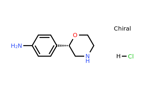 (S)-4-(Morpholin-2-yl)aniline hydrochloride