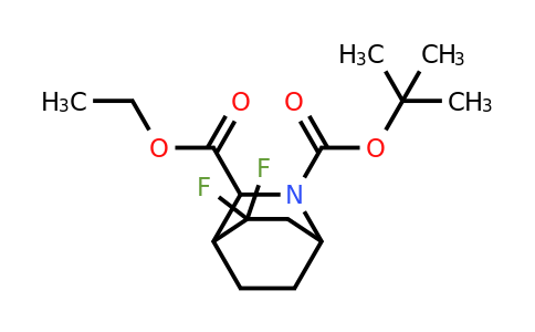 1822492-97-6 | O2-tert-butyl O3-ethyl 5,5-difluoro-2-azabicyclo[2.2.2]octane-2,3-dicarboxylate