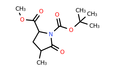 1822579-87-2 | O1-tert-butyl O2-methyl 4-methyl-5-oxo-pyrrolidine-1,2-dicarboxylate