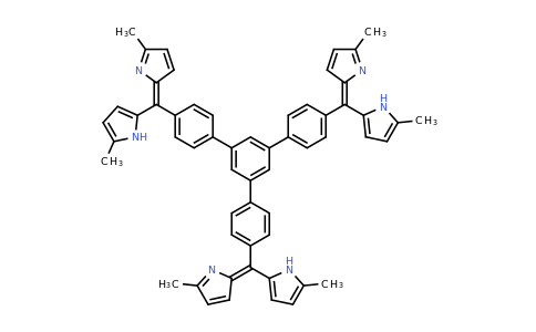 2,2′-[[5′-[4-[(5-Methyl-1H-pyrrol-2-yl)(5-methyl-2H-pyrrol-2-ylidene)methyl]phenyl][1,1′:3′,1′′-terphenyl]-4,4′′-diyl]bis[(5-methyl-2H-pyrrol-2-ylidene)methylene]]bis[5-methyl-1H-pyrrole]