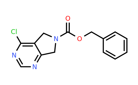 1823247-17-1 | Benzyl 4-chloro-5H,6H,7H-pyrrolo[3,4-d]pyrimidine-6-carboxylate
