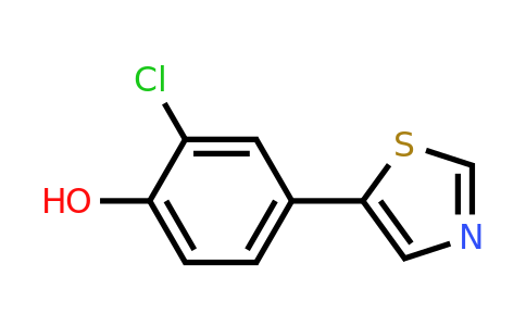 1823423-09-1 | 2-Chloro-4-(thiazol-5-yl)phenol