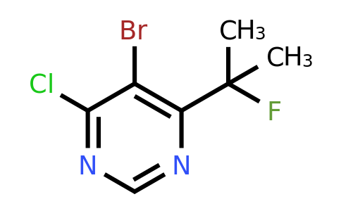 1823900-57-7 | 5-Bromo-4-chloro-6-(1-fluoro-1-methyl-ethyl)-pyrimidine