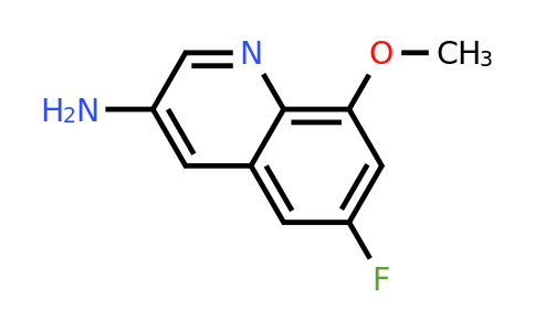 1823933-87-4 | 6-Fluoro-8-methoxyquinolin-3-amine