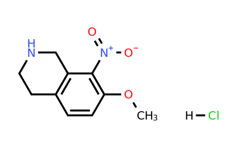 1824065-43-1 | 7-Methoxy-8-nitro-1,2,3,4-tetrahydroisoquinoline hydrochloride