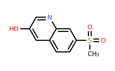 1824103-05-0 | 7-(Methylsulfonyl)quinolin-3-ol
