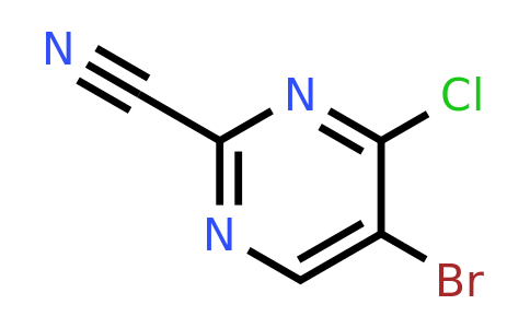 1824269-98-8 | 5-Bromo-4-chloropyrimidine-2-carbonitrile