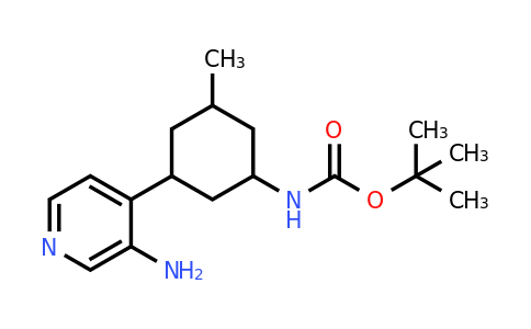 tert-Butyl (3-(3-aminopyridin-4-yl)-5-methylcyclohexyl)carbamate