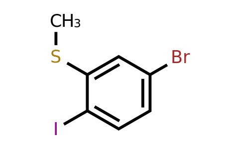 (5-Bromo-2-iodophenyl)(methyl)sulfane