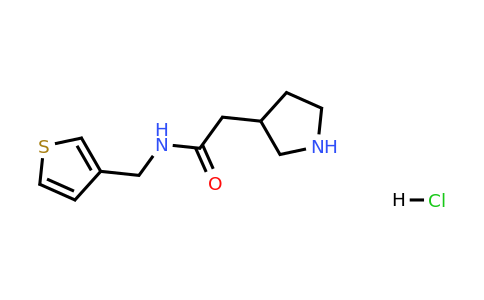 1831735-38-6 | 2-(Pyrrolidin-3-yl)-N-(thiophen-3-ylmethyl)acetamide hydrochloride