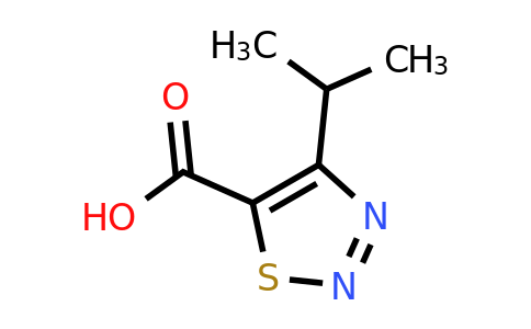 183302-68-3 | 4-(Propan-2-yl)-1,2,3-thiadiazole-5-carboxylic acid