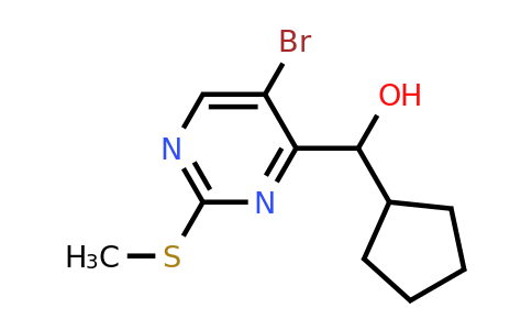 1835222-44-0 | (5-Bromo-2-(methylthio)pyrimidin-4-yl)(cyclopentyl)methanol