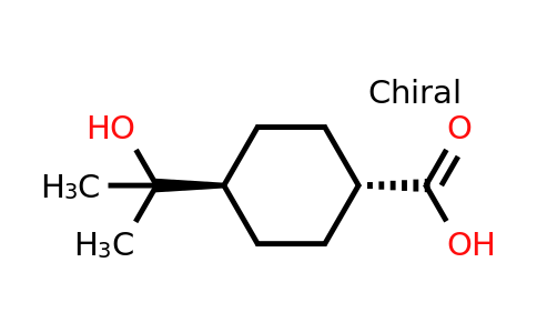 183996-92-1 | trans-4-(1-hydroxy-1-methyl-ethyl)cyclohexanecarboxylic acid