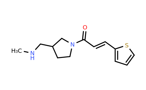 1840827-03-3 | 1-(3-((Methylamino)methyl)pyrrolidin-1-yl)-3-(thiophen-2-yl)prop-2-en-1-one