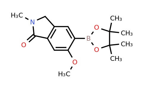 1840966-84-8 | 6-Methoxy-2-methyl-5-(4,4,5,5-tetramethyl-1,3,2-dioxaborolan-2-yl)isoindolin-1-one