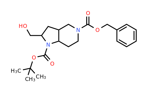 1841486-29-0 | O5-benzyl O1-tert-butyl 2-(hydroxymethyl)-3,3a,4,6,7,7a-hexahydro-2H-pyrrolo[3,2-c]pyridine-1,5-dicarboxylate