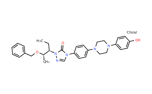 184177-83-1 | 1-((2S,3S)-2-(Benzyloxy)pentan-3-yl)-4-(4-(4-(4-hydroxyphenyl)piperazin-1-yl)phenyl)-1H-1,2,4-triazol-5(4H)-one