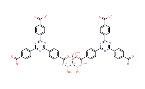 1843260-12-7 | Aluminum, diaquabis[μ-[4-[4,6-bis(4-carboxyphenyl)-1,3,5-triazin-2-yl]benzoato(3-)-κO:κO′]]hydroxy-μ3-oxotri-