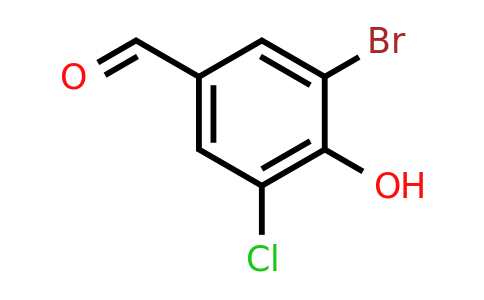 1849-76-9 | 3-Bromo-5-chloro-4-hydroxybenzaldehyde