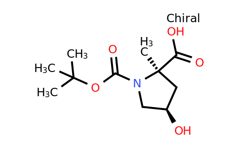 (2R,4R)-1-tert-butoxycarbonyl-4-hydroxy-2-methyl-pyrrolidine-2-carboxylic acid
