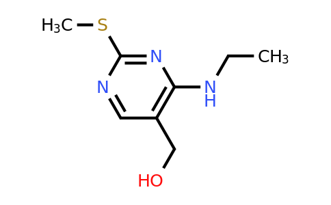 185040-34-0 | (4-(ethylamino)-2-(methylthio)pyrimidin-5-yl)methanol