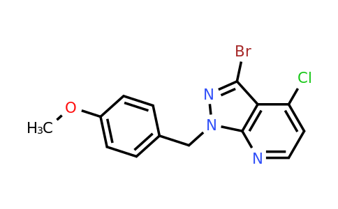 1854056-69-1 | 3-Bromo-4-chloro-1-[(4-methoxyphenyl)methyl]-1H-pyrazolo[3,4-b]pyridine