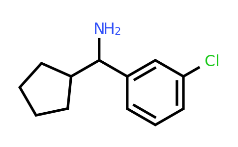 1855-39-6 | (3-Chlorophenyl)(cyclopentyl)methanamine