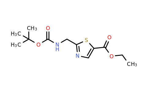 185747-46-0 | Ethyl 2-(((tert-butoxycarbonyl)amino)methyl)thiazole-5-carboxylate