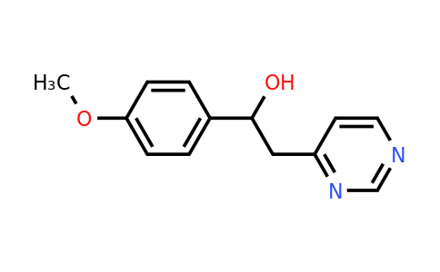 185848-10-6 | 1-(4-Methoxyphenyl)-2-(pyrimidin-4-yl)ethanol