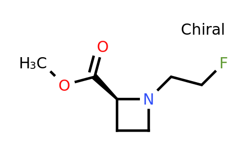 Methyl (2S)-1-(2-fluoroethyl)azetidine-2-carboxylate