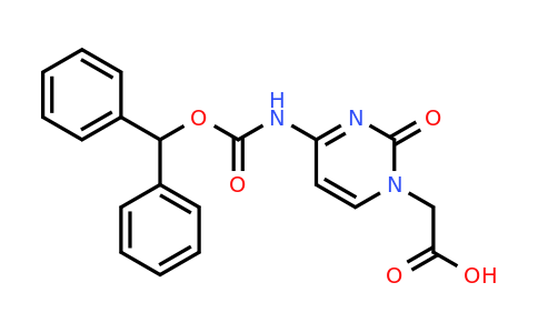 186046-78-6 | 2-(4-(((Benzhydryloxy)carbonyl)amino)-2-oxopyrimidin-1(2H)-yl)acetic acid