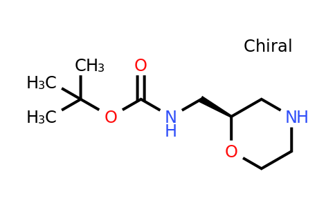 186202-57-3 | tert-Butyl N-[(2R)-morpholin-2-ylmethyl]carbamate