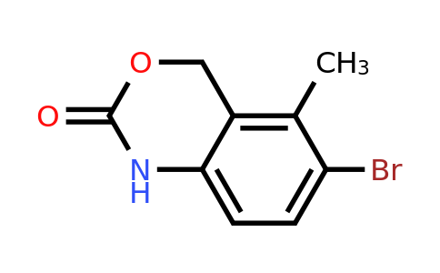 186267-76-5 | 6-Bromo-5-methyl-1,4-dihydro-2H-benzo[d][1,3]oxazin-2-one