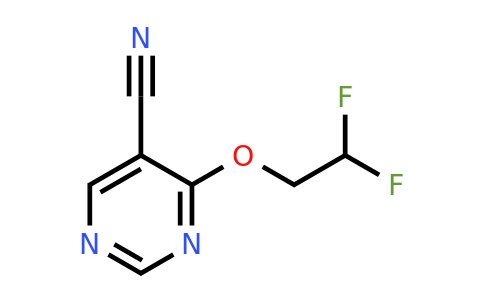 1862740-97-3 | 4-(2,2-Difluoroethoxy)pyrimidine-5-carbonitrile