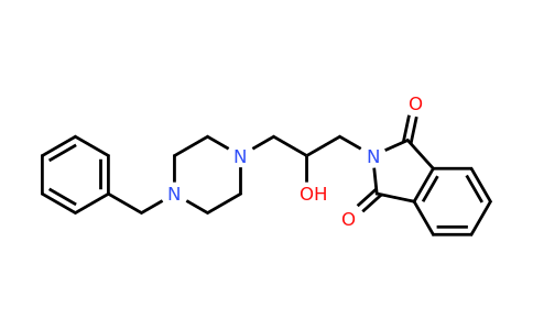 186348-45-8 | 2-(3-(4-Benzylpiperazin-1-yl)-2-hydroxypropyl)isoindoline-1,3-dione