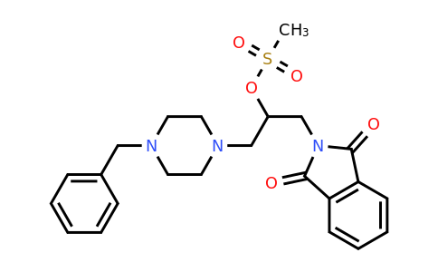 186348-46-9 | 1-(4-Benzylpiperazin-1-yl)-3-(1,3-dioxoisoindolin-2-yl)propan-2-yl methanesulfonate