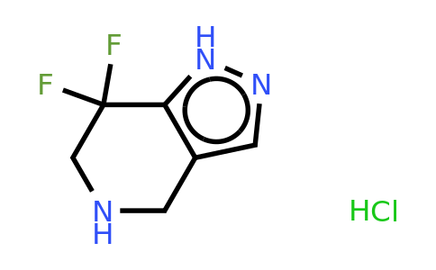 7,7-Difluoro-4,5,6,7-tetrahydro-1H-pyrazolo[4,3-c]pyridine HCl