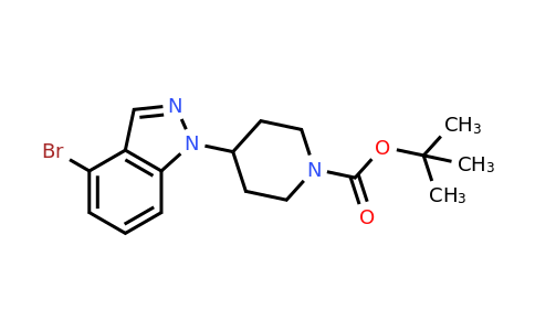 186409-45-0 | tert-Butyl 4-(4-bromo-1H-indazol-1-yl)piperidine-1-carboxylate