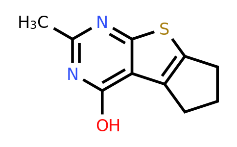18678-29-0 | 1,5,6,7-Tetrahydro-2-methyl-4H-cyclopenta[4,5]thieno[2,3-d]pyrimidin-4-one