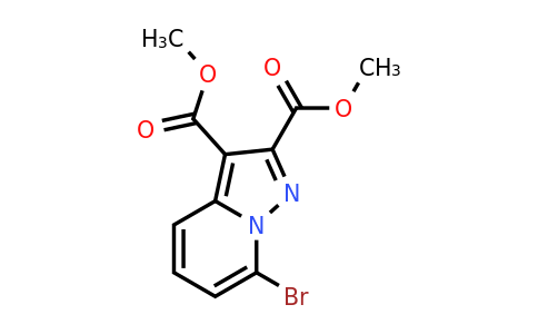 1878181-34-0 | dimethyl 7-bromopyrazolo[1,5-a]pyridine-2,3-dicarboxylate