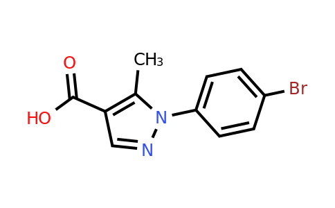 1-(4-Bromophenyl)-5-methyl-1H-pyrazole-4-carboxylic acid