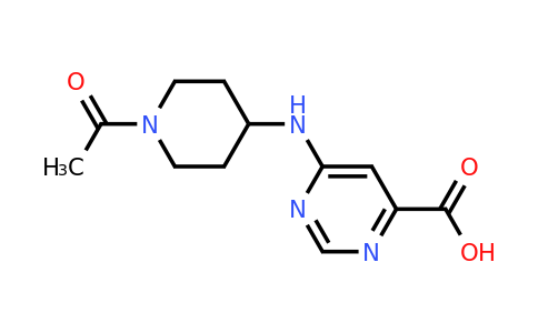 1884246-71-2 | 6-[(1-Acetylpiperidin-4-yl)amino]pyrimidine-4-carboxylic acid