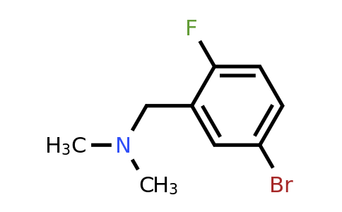188723-95-7 | 4-Bromo-2-(dimethylaminomethyl)-1-fluorobenzene
