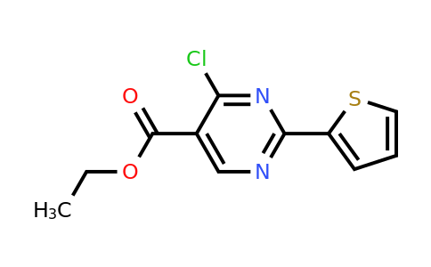 188937-40-8 | Ethyl 4-chloro-2-(thiophen-2-yl)pyrimidine-5-carboxylate