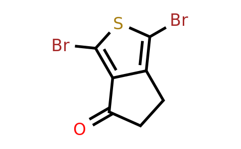 189179-69-9 | 1,3-dibromo-5,6-dihydro-4H-cyclopenta[c]thiophen-4-one