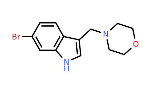 1894042-60-4 | 4-((6-Bromo-1H-indol-3-yl)methyl)morpholine