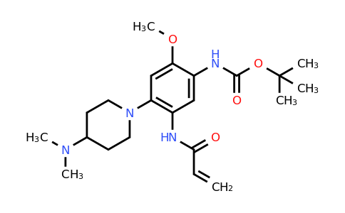 1894234-36-6 | tert-Butyl N-(4-(4-(dimethylamino)piperidine-1-yl)-2-methoxy-5-(prop-2-enamido)phenyl)carbamate