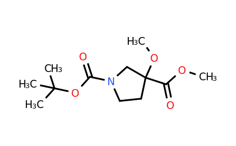 1-tert-butyl 3-methyl 3-methoxypyrrolidine-1,3-dicarboxylate